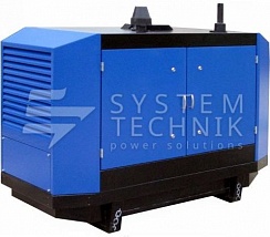 Дизельный генератор GeneralPower АД 50-Т400-1P ММЗ в кожухе на прицепе